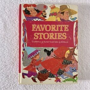 Vintage Favourite Stories Children's Book Nostalgia Cottagecore Grannycore